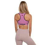 YAKWARY Women Pink Padded Sports Bra