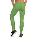 YAKWARY Women Green Leggings