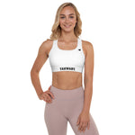 YAKWARY Women White Padded Sports Bra