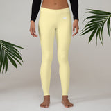 YAKWARY Women Yellow Leggings