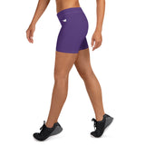 YAKWARY Women Purple Shorts