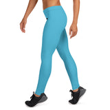 YAKWARY Women Blue Leggings