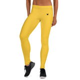 YAKWARY Women Yellow Leggings