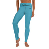 YAKWARY Blue Yoga Leggings With Pocket