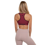 YAKWARY Women Red Padded Sports Bra