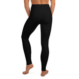 YAKWARY Black Yoga Leggings With Pocket