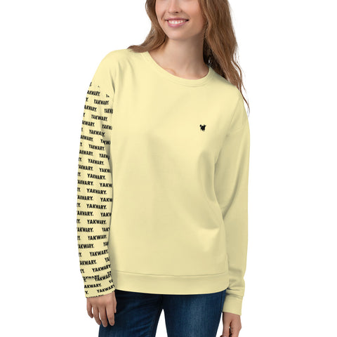 YAKWARY Women Yellow Special Sweatshirt