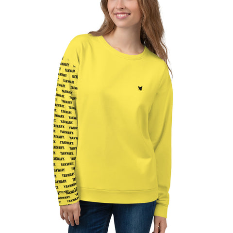 YAKWARY Women Yellow Special Sweatshirt