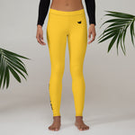 YAKWARY Women Yellow Leggings