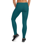 YAKWARY Women Turquoise Leggings