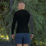 YAKWARY Men Gym Special  Black Rash Guard