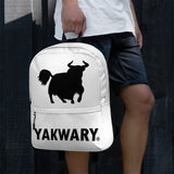 YAKWARY Men White Backpack