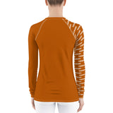 YAKWARY Women Brown Special Rash Guard