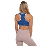 YAKWARY Women Blue Padded Sports Bra