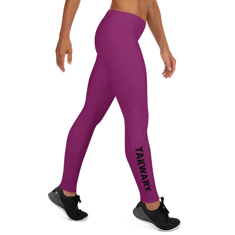 YAKWARY Women Pink Leggings