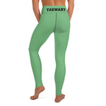 YAKWARY Green Yoga Leggings With Pocket