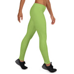 YAKWARY Women Green Leggings