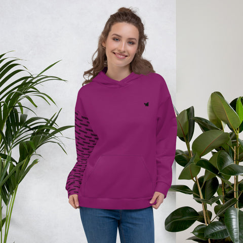 YAKWARY Women Pink Special Hoodie