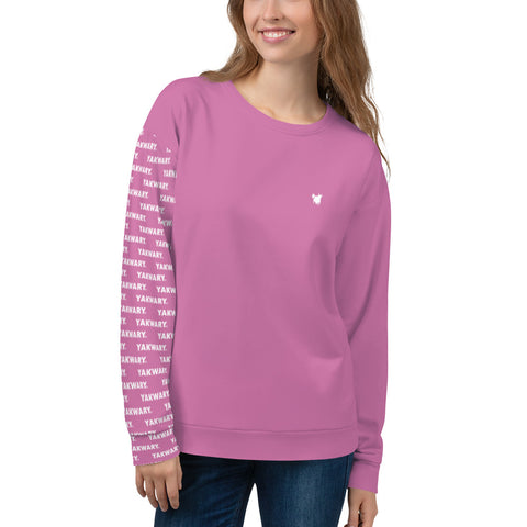 YAKWARY Women Pink Special Sweatshirt