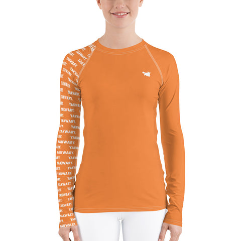 YAKWARY Women Orange Special Rash Guard