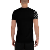 YAKWARY Men Black Sports T-shirt