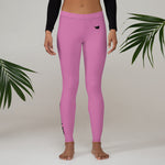 YAKWARY Women Pink Leggings