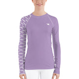 YAKWARY Women Purple Special Rash Guard