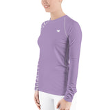 YAKWARY Women Purple Special Rash Guard