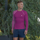 YAKWARY Men Gym Special Pink Rash Guard