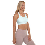 YAKWARY Women Blue Padded Sports Bra