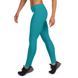 YAKWARY Women Turquoise Leggings