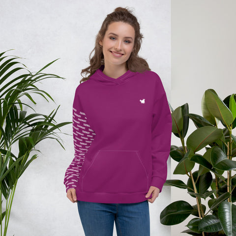 YAKWARY Women Pink Special Hoodie