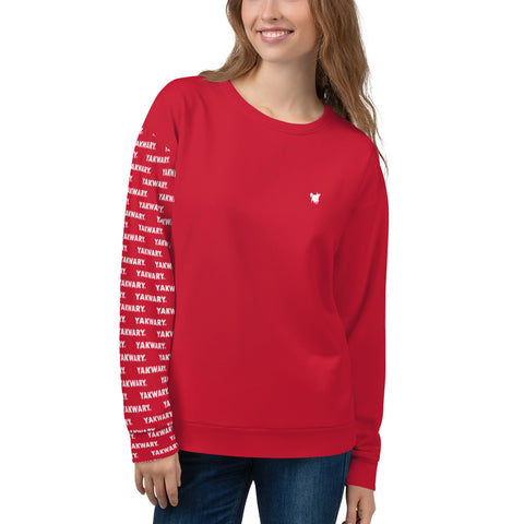 YAKWARY Women Red Special Sweatshirt