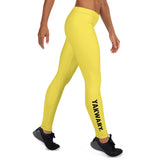 YAKWARY Women Yellow Leggings