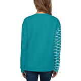 YAKWARY Women Turquoise Special Sweatshirt