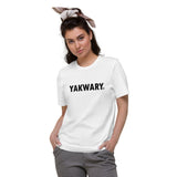 YAKWARY Women Colour Cotton T-Shirt