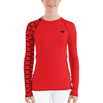 YAKWARY Women Red Special Rash Guard