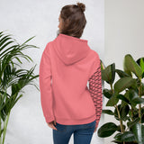 YAKWARY Women Pink Special Hoodie