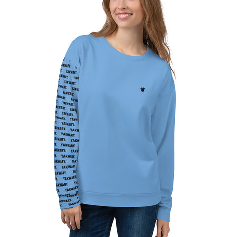 YAKWARY Women Blue Special Sweatshirt