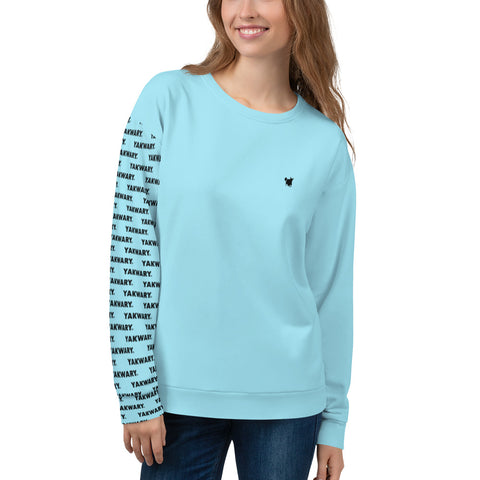 YAKWARY Women Blue Special Sweatshirt