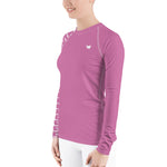 YAKWARY Women Pink Special Rash Guard