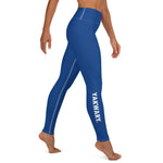 YAKWARY Blue Yoga Leggings With Pocket