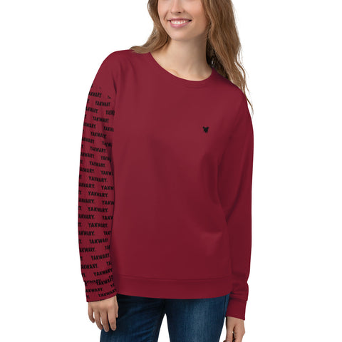 YAKWARY Women Red Special Sweatshirt