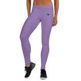 YAKWARY Women Purple Leggings