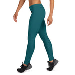 YAKWARY Women Turquoise Leggings