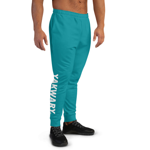 YAKWARY Men Turquoise Joggers