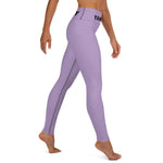 YAKWARY Purple Yoga Leggings Without Pocket