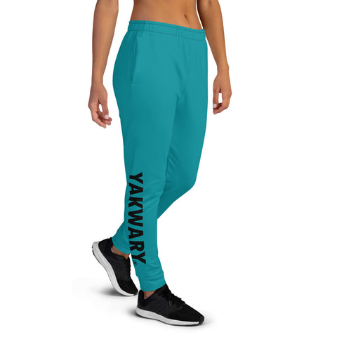 YAKWARY Women Turquoise Joggers