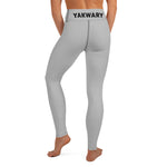 YAKWARY Gray Yoga Leggings With Pocket