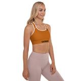 YAKWARY Women Brown Padded Sports Bra